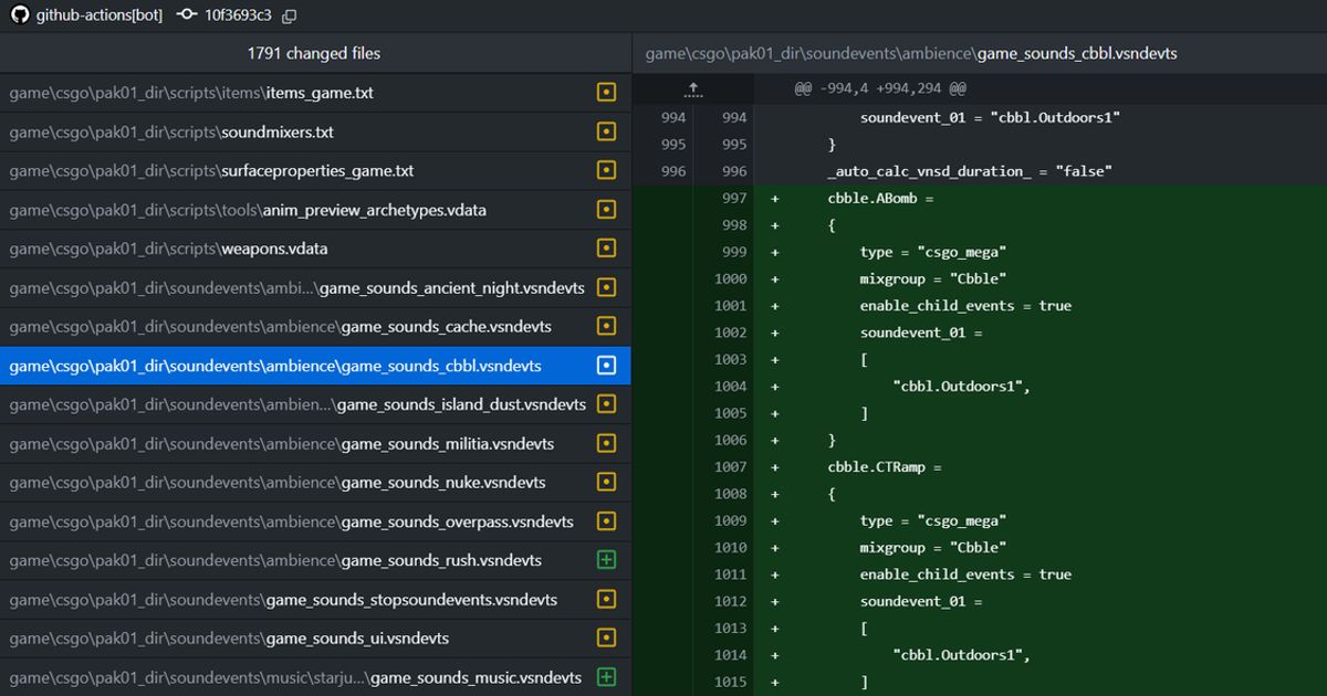 It looks like CS2 developers are still working on the Cobblestone remake.