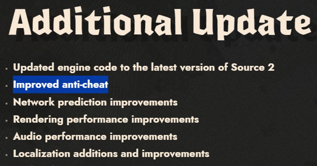 Deadlock developers announced Anti-Cheat improvements in the latest patch!