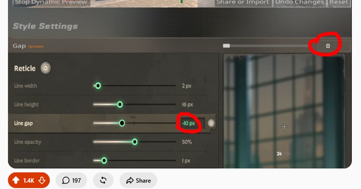 NGL this post must have really upset the CS2 devs and got them to add negative crosshair gap to their new crosshair…